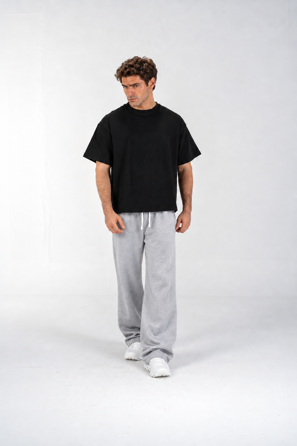 Men's Boxy T-Shirt (Black)