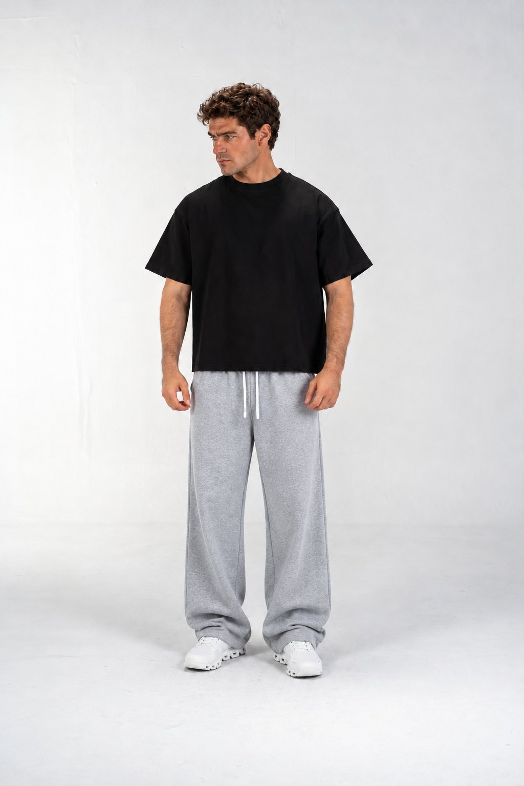 Men's Boxy T-Shirt (Black)
