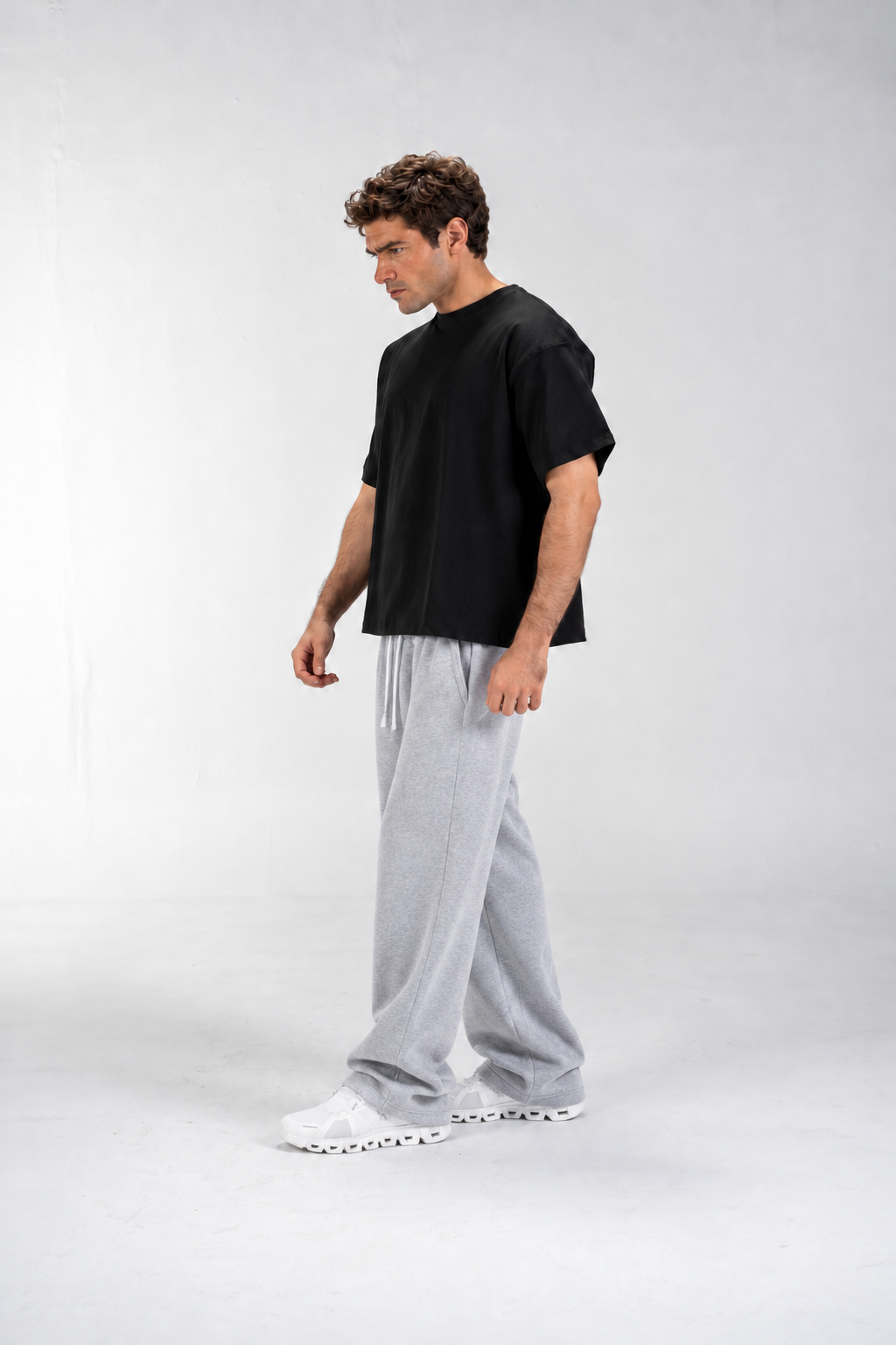Men's Boxy T-Shirt (Black)