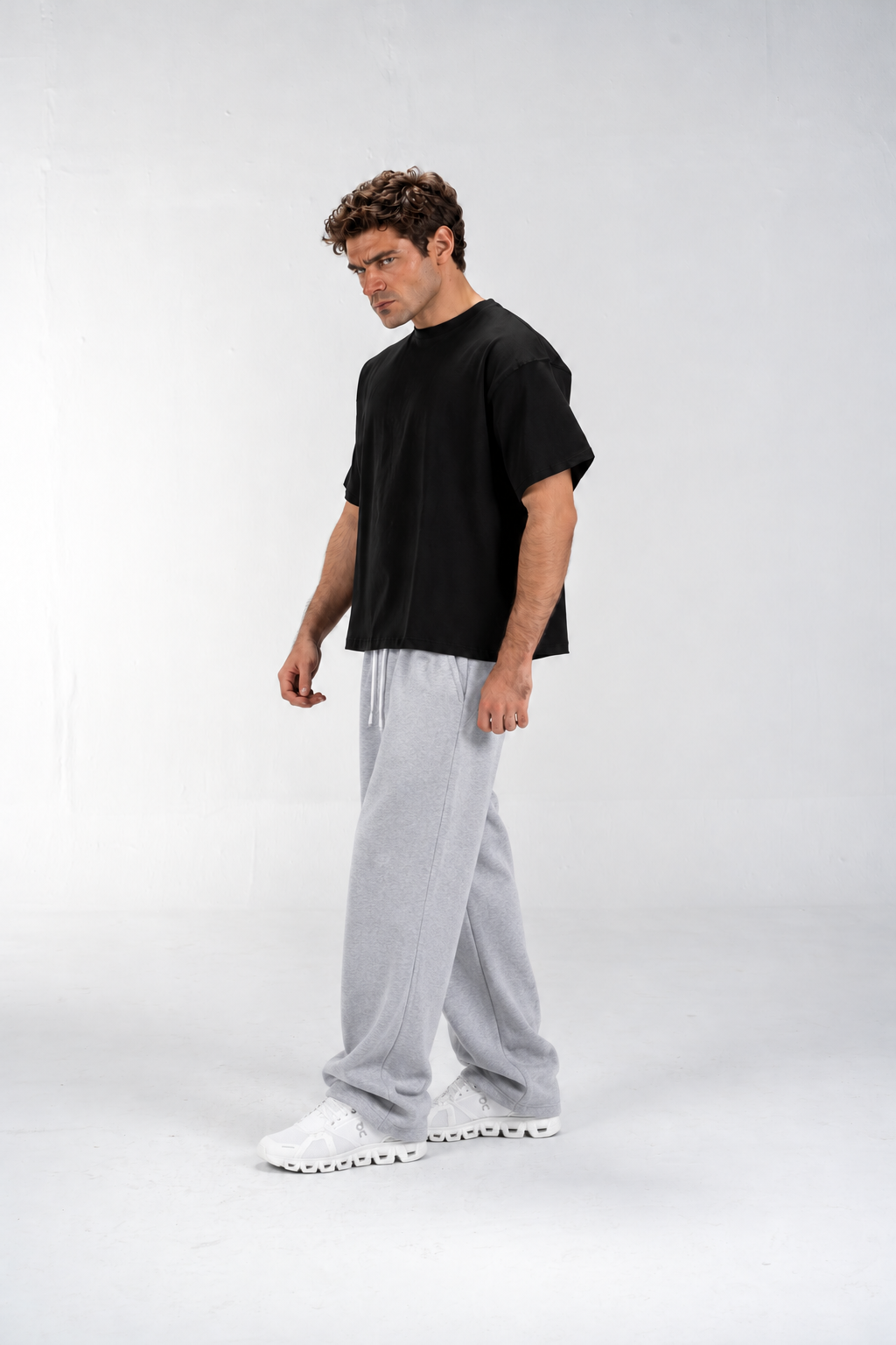 Men's Boxy T-Shirt (Black)