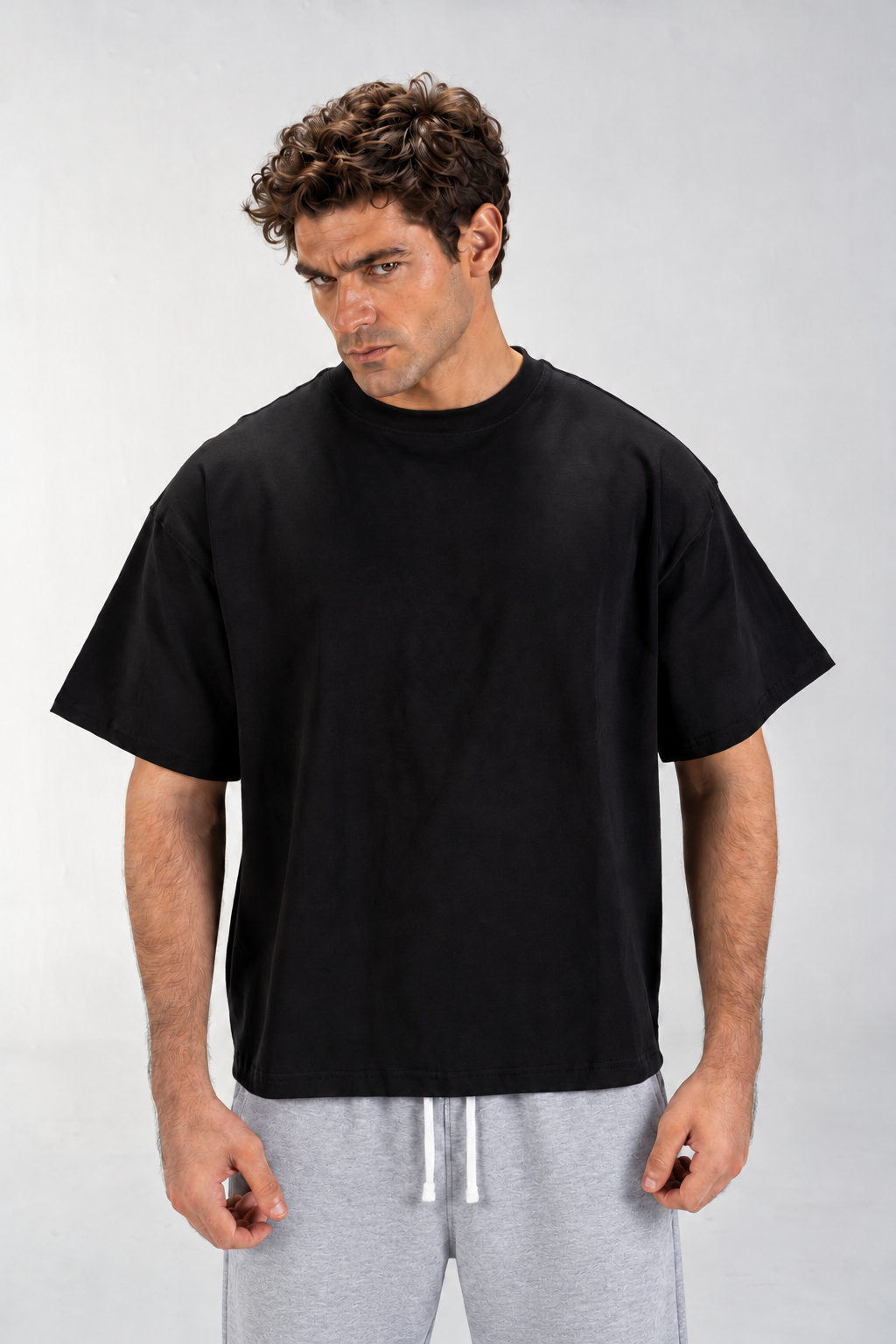 Men's Boxy T-Shirt (Black)