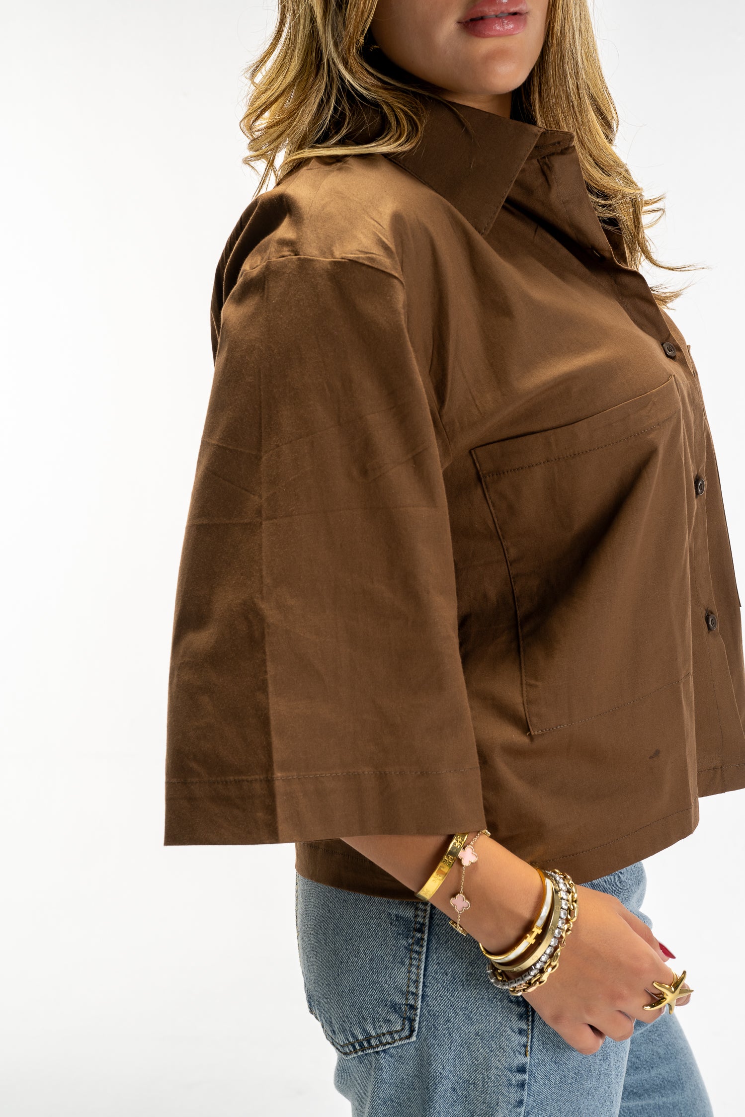 Boxy Buttoned-Up Shirt