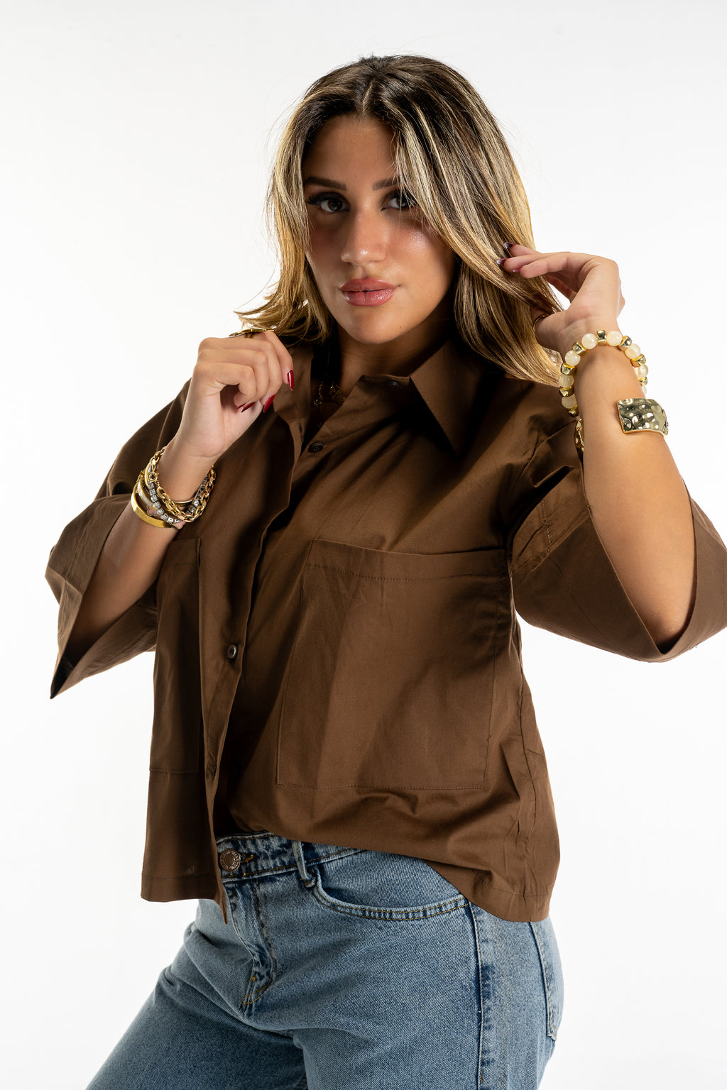 Boxy Buttoned-Up Shirt