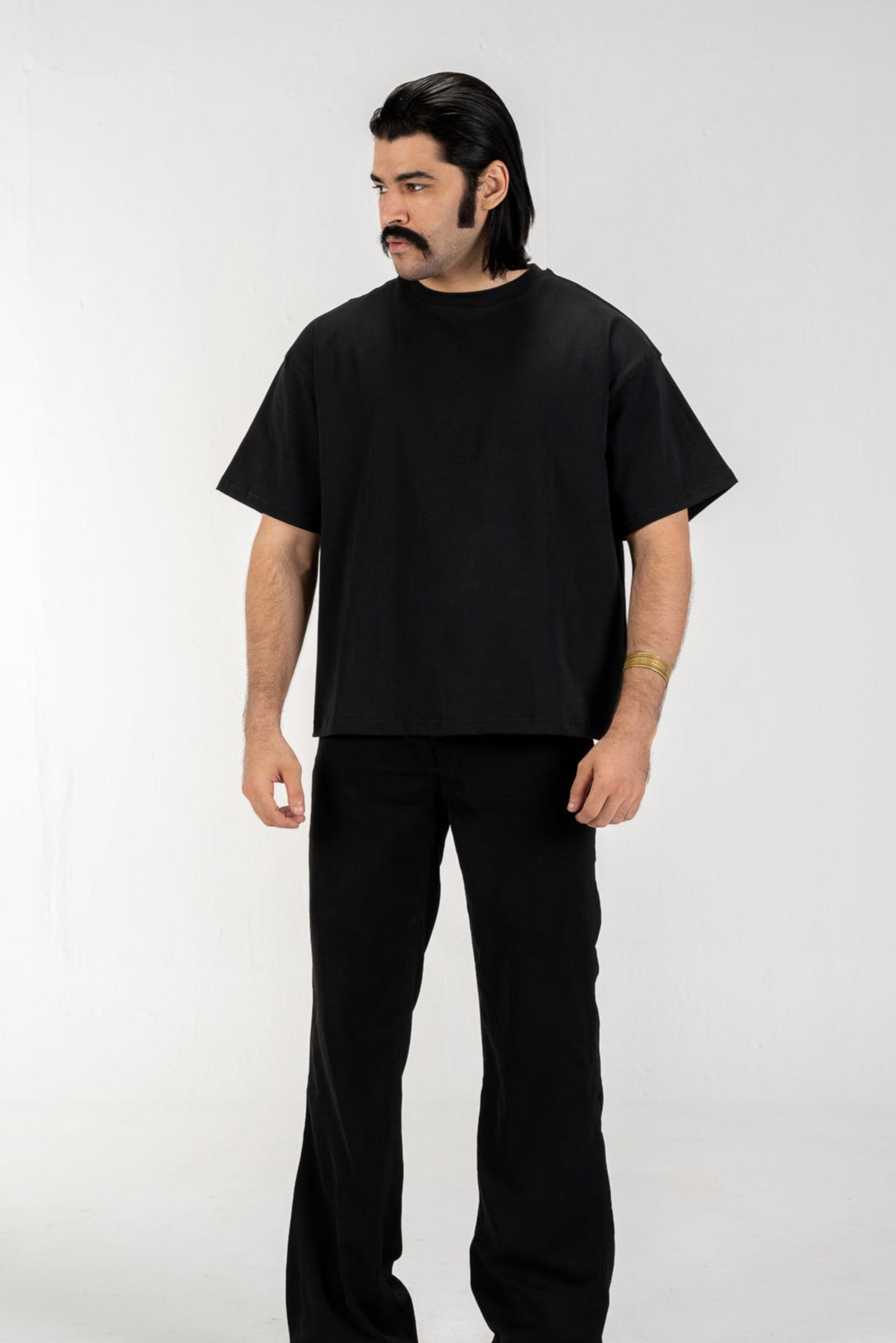 Men's Boxy T-Shirt (Black)